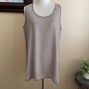 Loft patterned tank work wear office